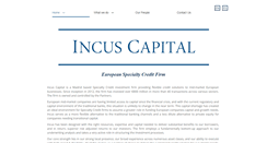 Desktop Screenshot of incuscapital.com